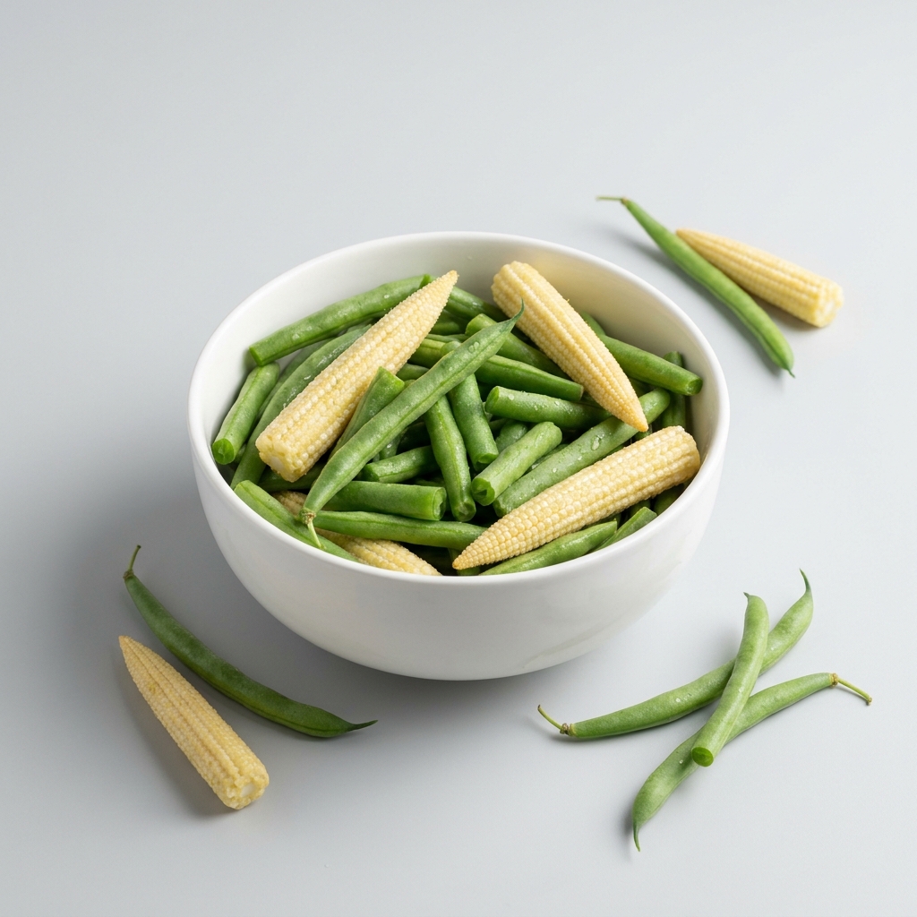 French Beans & Baby Corn